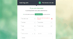 Desktop Screenshot of host-ing.com